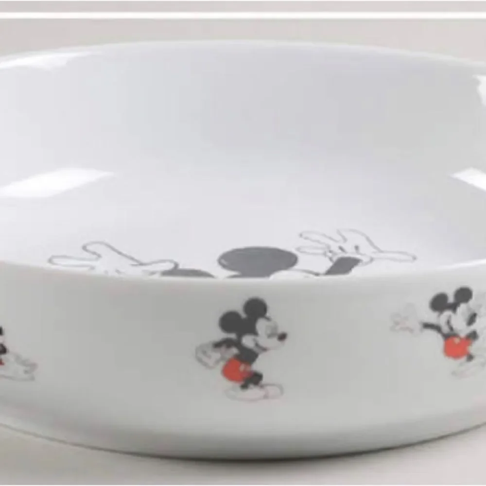 💦💦 Disney Mickey Mouse Spashing In Puddle Dinner Bowl 🥣